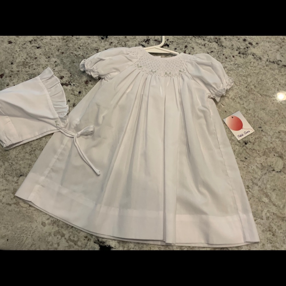 NWT Petit Ami Hand Embroidered Smocked Dress